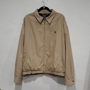 Vintage Polo by Ralph Lauren Men's Beige Lightweight Jacket Size XXL